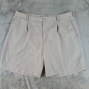 Nike Golf Shorts Mens Sz‎ 40 Light Gray Casual Performance Chino Stretch